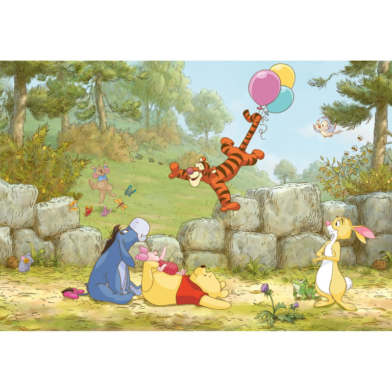 Komar Papírová fototapeta Winnie the Pooh Ballooning, 368 x 254 cm