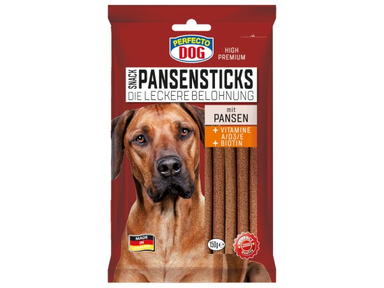 Perfecto Dog Tyčinky s hovězím bachorem (16ks/150g)