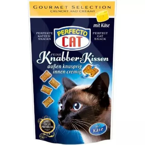 Perfecto Cat Plněné polštářky se sýrem 50g