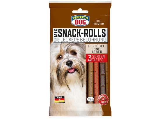Perfecto Dog Tyčinky MIX kuřecí+hovězí+játra 15ks 135g