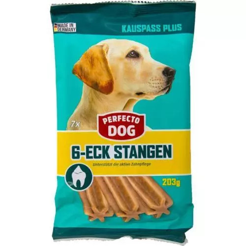 PerfectoDog pochoutka 7ks dentální hvězdy 203g