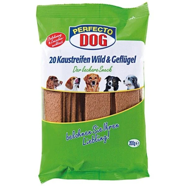 Perfecto Dog Masové plátky zvěřina + drůbeží (10ks/200g)