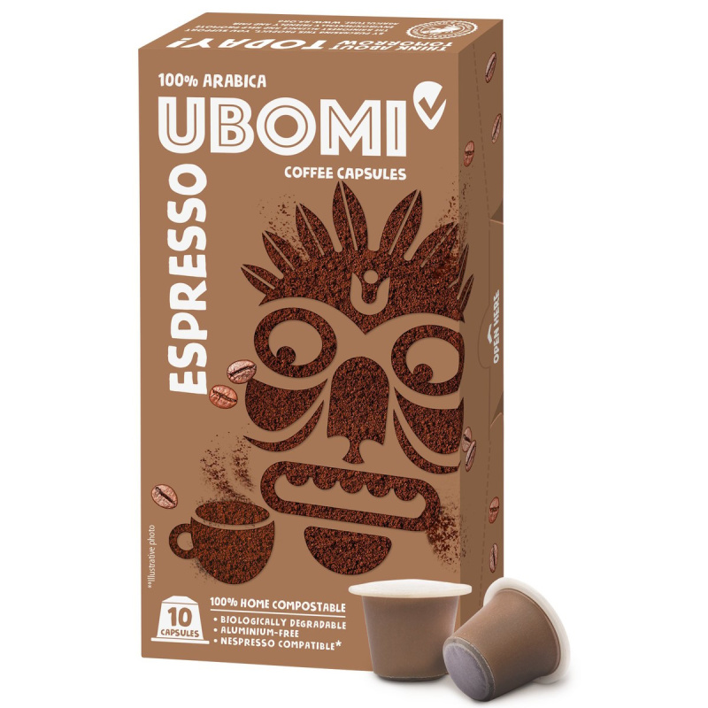 Ubomi Espresso 100% Arabica RFA kávové kapsle