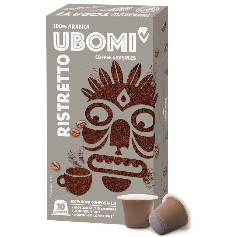 Ubomi Ristretto 100% Arabica RFA kávové kapsle