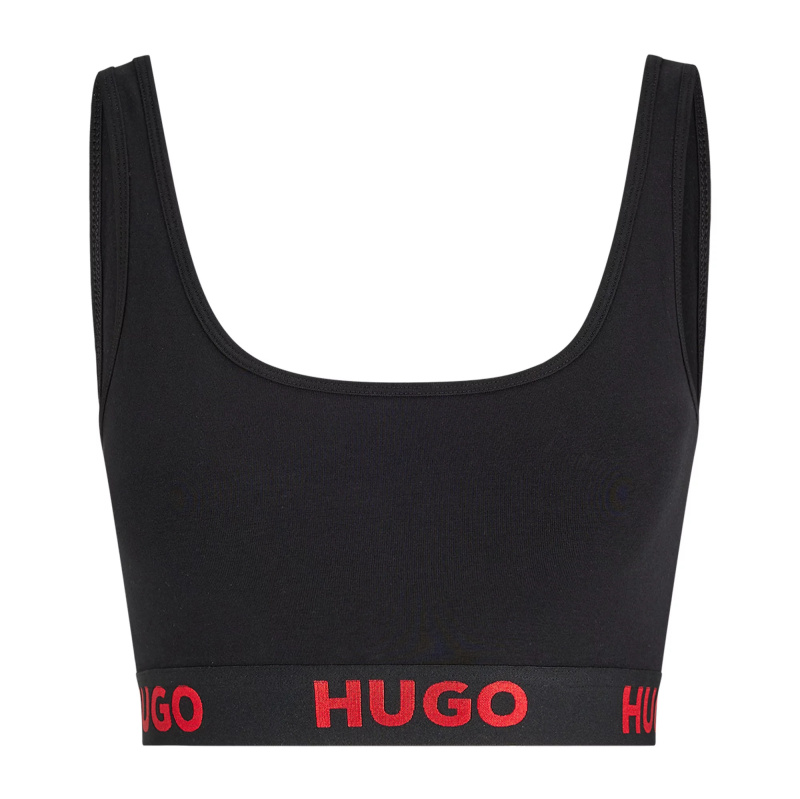 BOSS Dámská sportovní podprsenka Sporty Logo 50469631-001 - HUGO M
