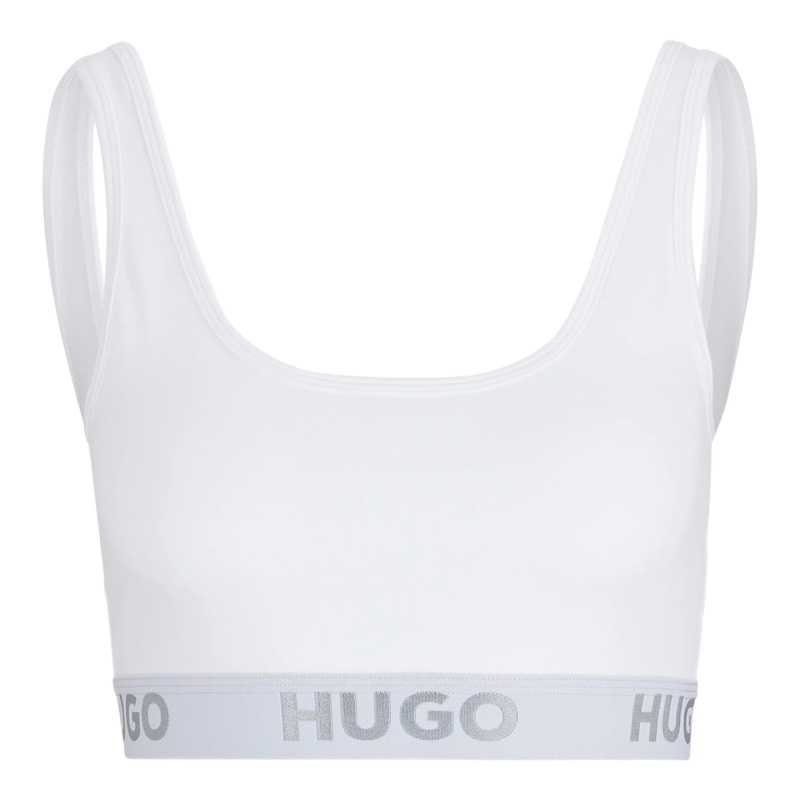 BOSS Dámská sportovní podprsenka Sporty Logo 50469631-100 - HUGO M