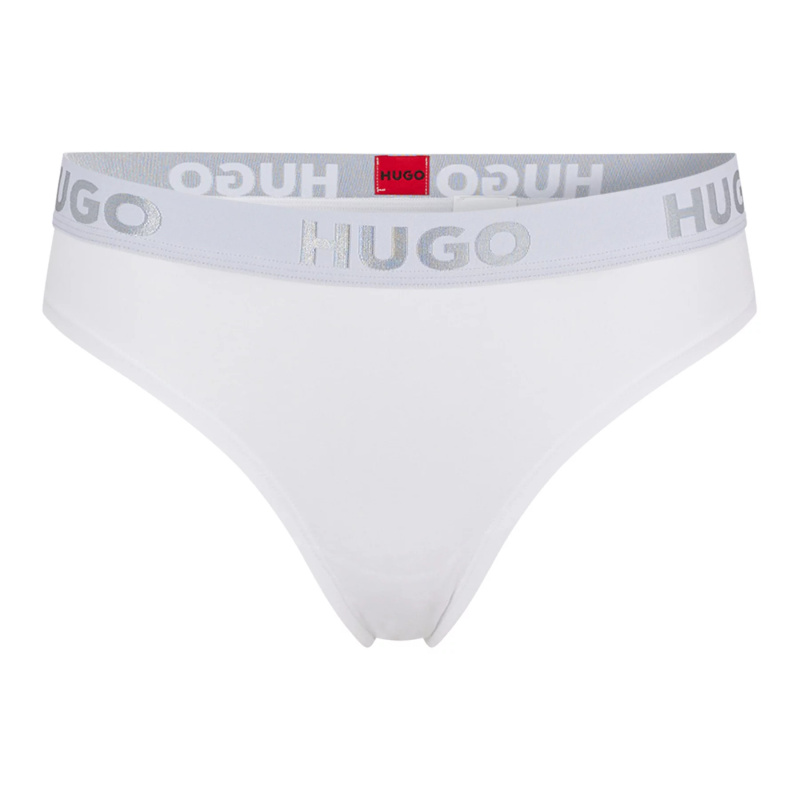 BOSS Dámská tanga Sporty Logo 50469651-100 - HUGO L