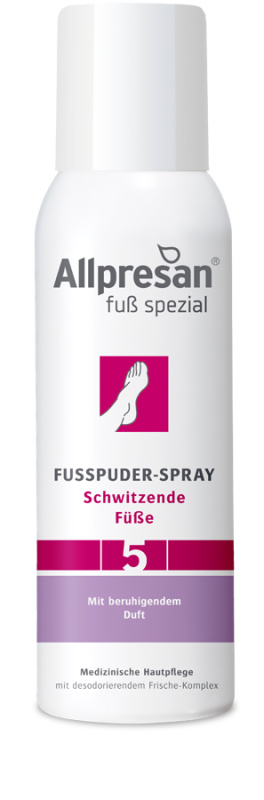 Allpresan PediCARE 5 Pudrový sprej na nohy, 125 ml