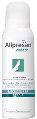 Allpresan Diabetic Microsilver + Repair krémová pěna, 125 ml