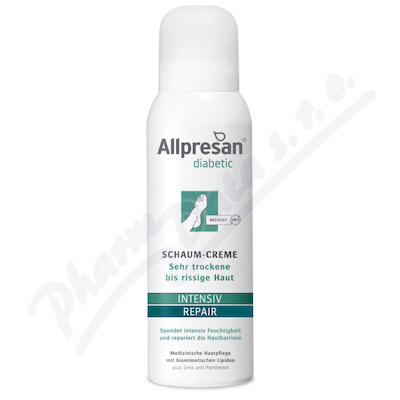 Allpresan Diabetic Intensive Repair krémová pěna s ureou, 125 ml