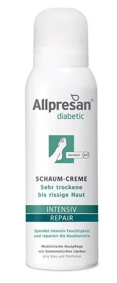 Allpresan Diabetic Intensive Repair krémová pěna s ureou, 125 ml
