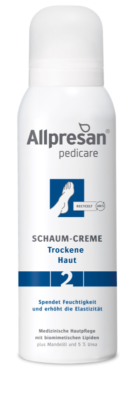 Allpresan PediCARE 2 Krémová pěna na suchou pokožku, 125 ml