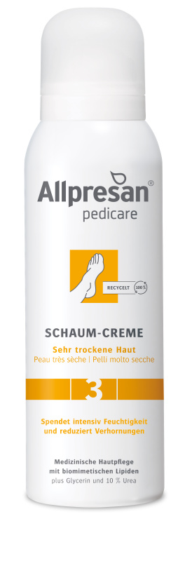 Allpresan PediCARE 3 Krémová pěna na velmi suchou pokožku Objem: 125 ml