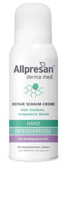 Allpresan Derma med HAND regenerační krémová pěna s vůní, 100 ml