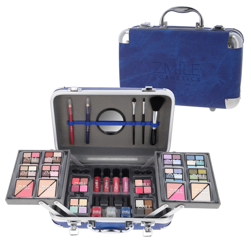 ZMILE COSMETICS Traveller Blue kosmetický kufřík