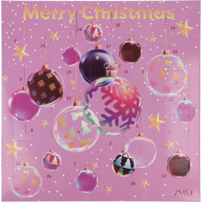 Adventní kosmetický kalendář 3D Christmas ball