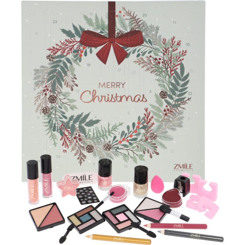ZMILE COSMETICS Adventní kalendář Square Jingle and Glow