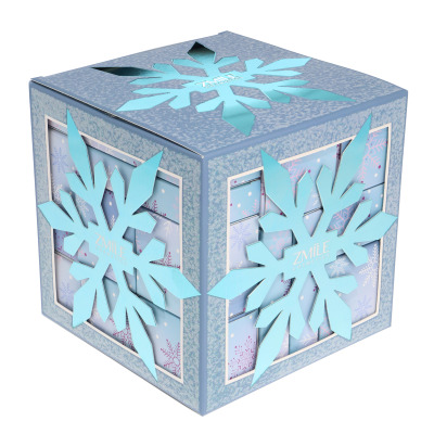 ZMILE COSMETICS Snowflake Puzzle adventní kalendář Ice Blue