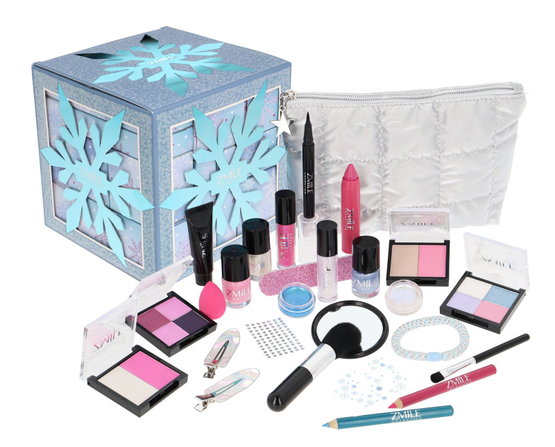 ZMILE COSMETICS Snowflake Puzzle adventní kalendář Ice Blue