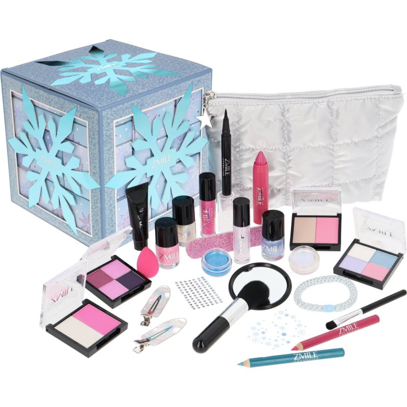 ZMILE COSMETICS Snowflake Puzzle adventní kalendář Ice Blue