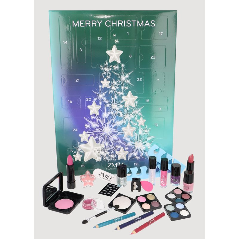 ZMILE COSMETICS Crystal Teal Time adventní kalendář