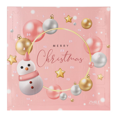 ZMILE COSMETICS Square Snowman adventní kalendář