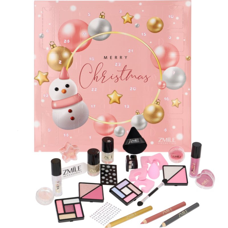 ZMILE COSMETICS Square Snowman adventní kalendář