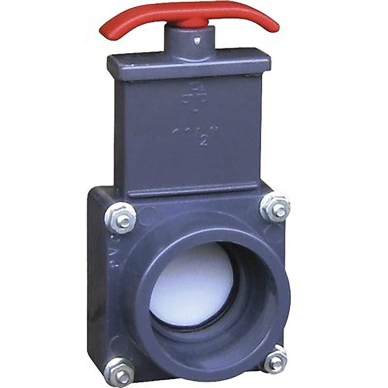 Summer Fun PVC uzavírací ventil, dvě mufny o pr. 50 mm, šedé