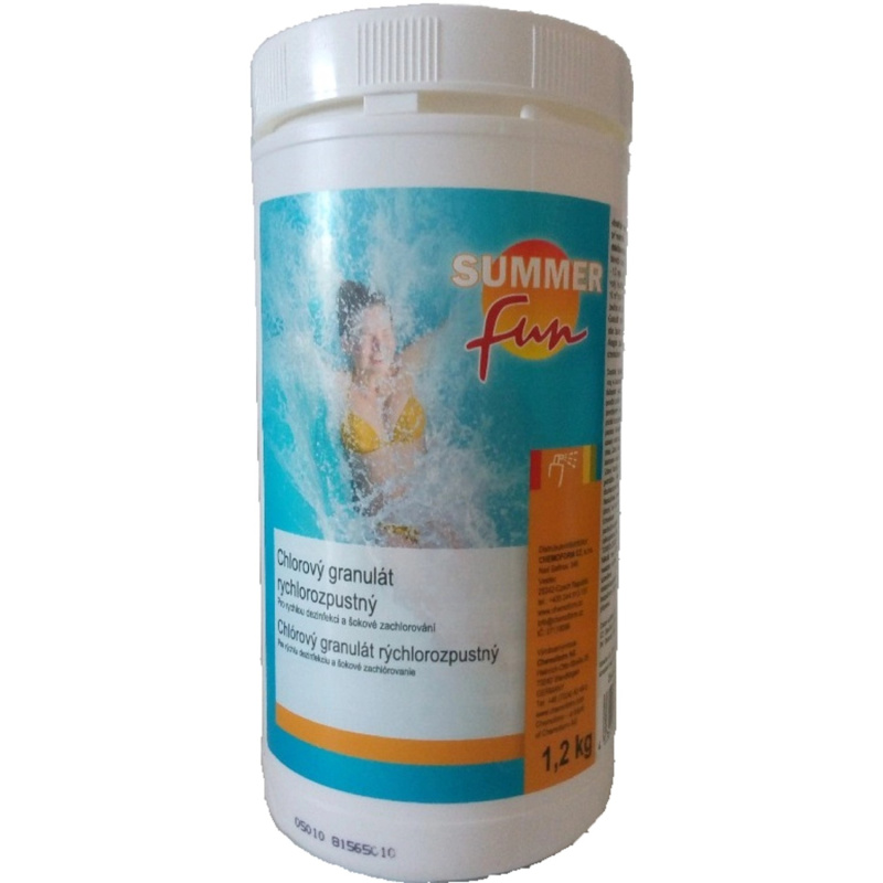 Summer Fun Chlórový granulát rychlorozpustný 1,2 kg