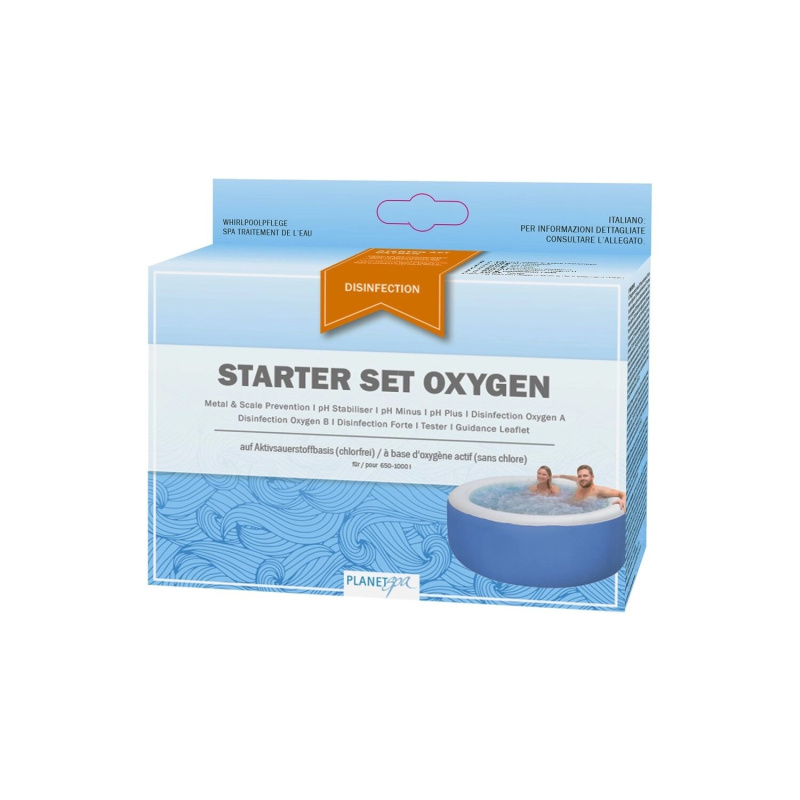 Planet Spa Startovací sada péče o vodu pro vířivky na bázi kyslíku