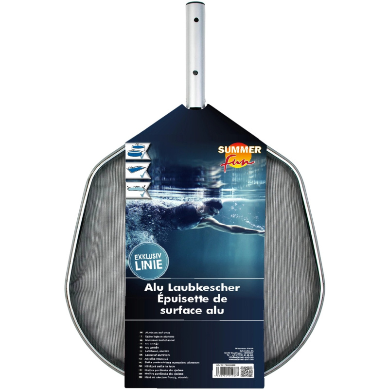 Summer Fun Profesionální podběrák na listí, hlíníkový