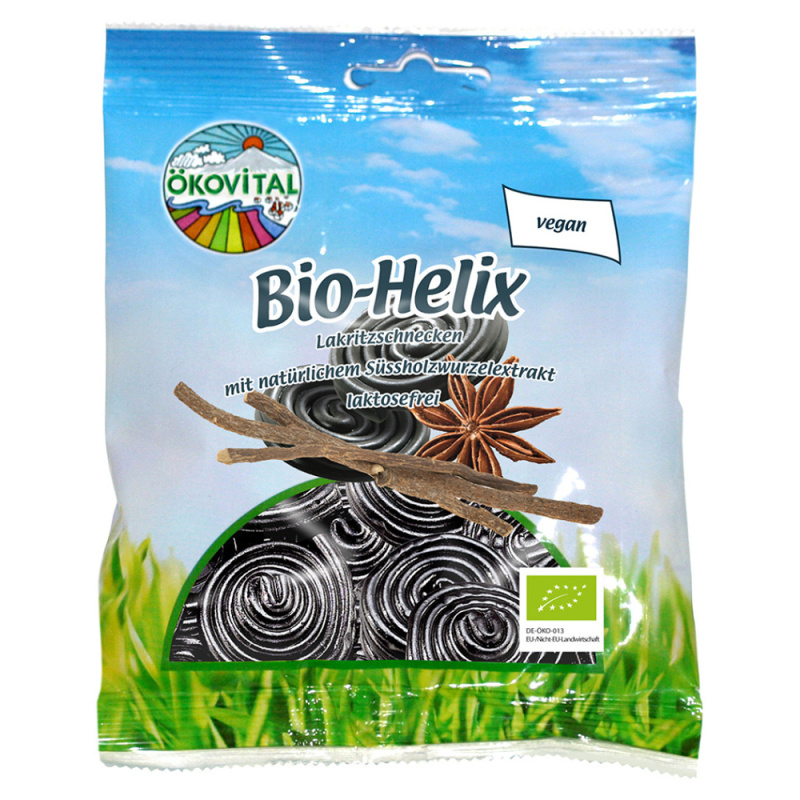 Ökovital BIO Bonbony lékořicoví šneci