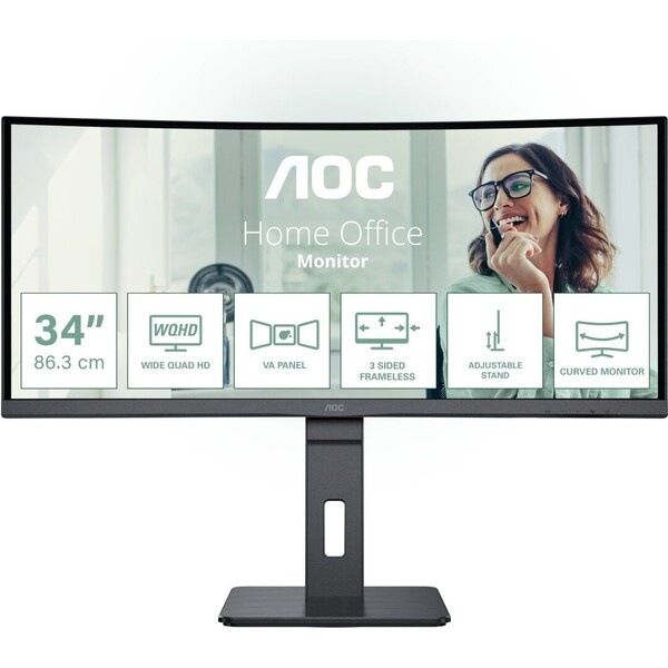 AOC CU34P3CV Černá