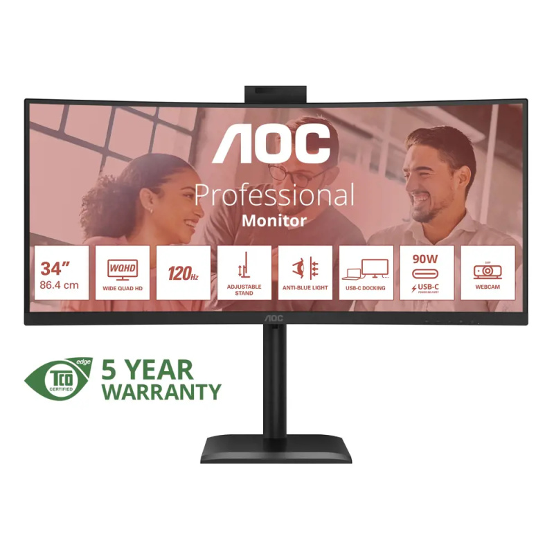 AOC CU34E4CW 34" Černá
