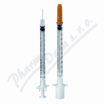 B.BRAUN Omnican 100 1 ml inzulinová stříkačka 0,3x 12 mm 100 ks