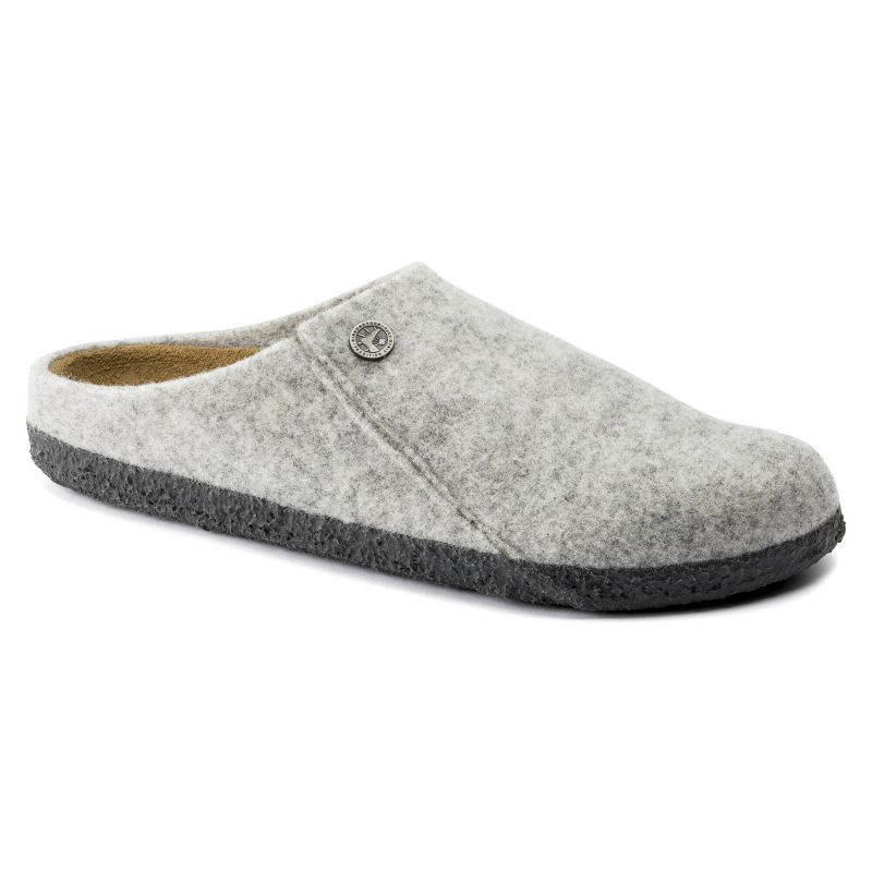 Pánské/dámské pantofle Birkenstock Zermatt Cozy Home Light Gray wool filc regular wide (1015080) 39