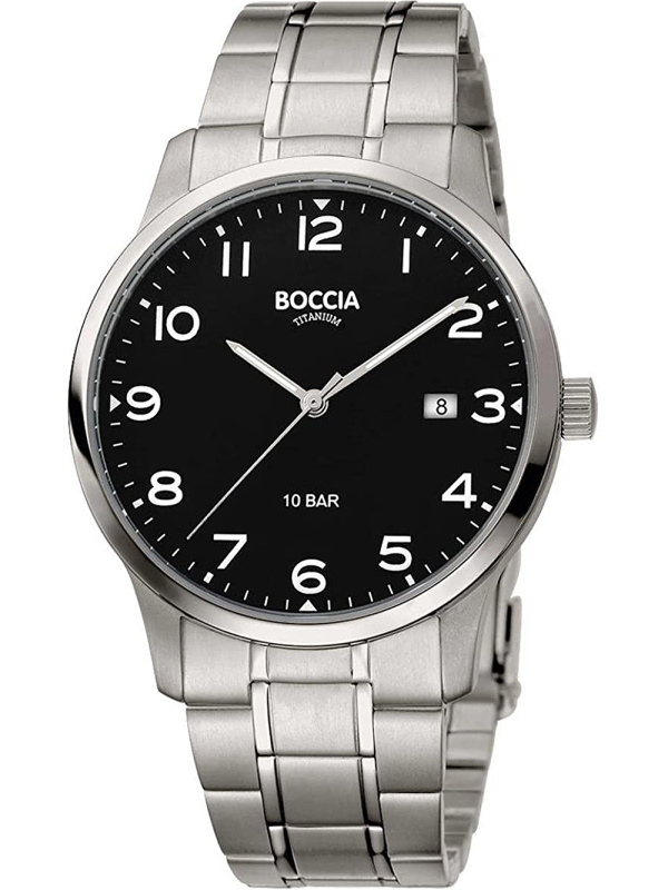 Boccia 3621-01 Mens Watch Titanium 40mm