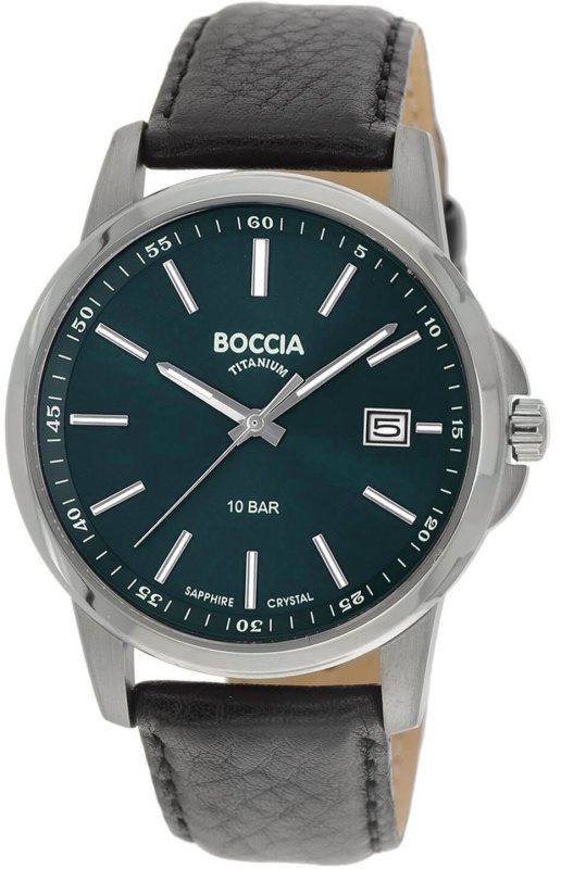 Boccia 3633-02 Mens Watch Titanium 40mm