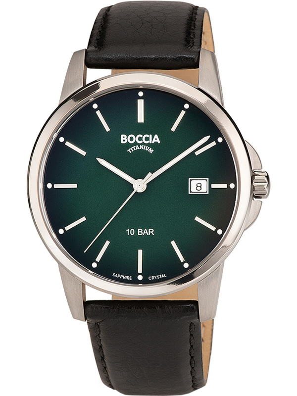 Boccia 3633-02 Mens Watch Titanium 40mm