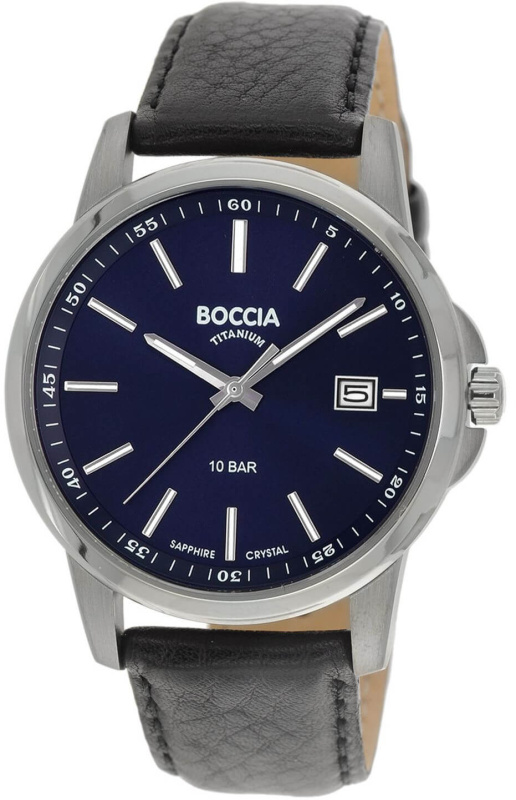 Boccia 3633-01 Mens Watch Titanium 40mm