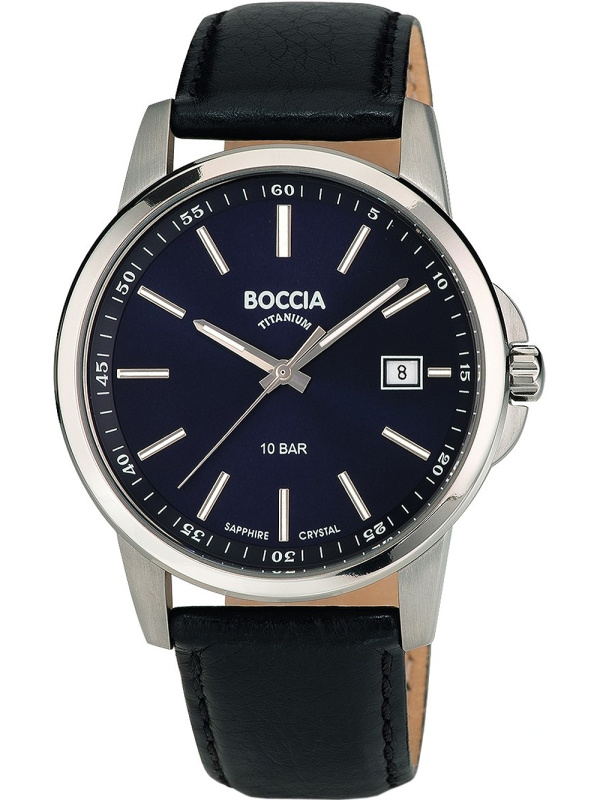Boccia 3633-01 Mens Watch Titanium 40mm