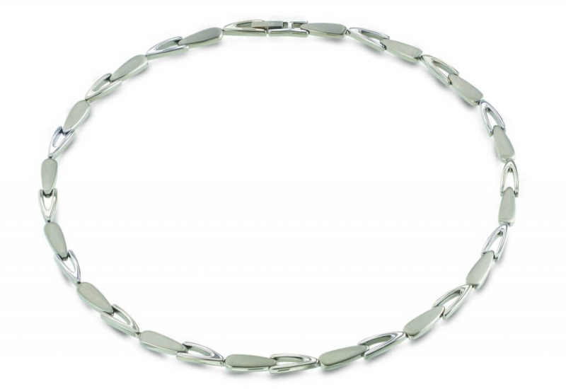 Boccia Titanium Moderní titanový náhrdelník 08039-01
