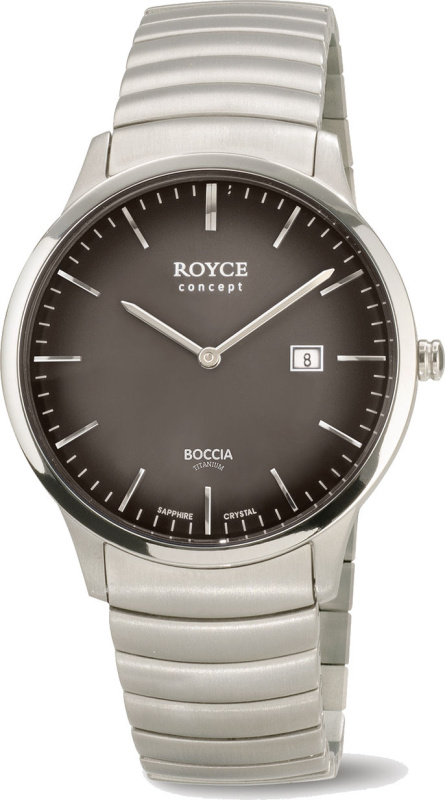 Boccia 3645-04 Men`s Watch Royce Titanium 40mm