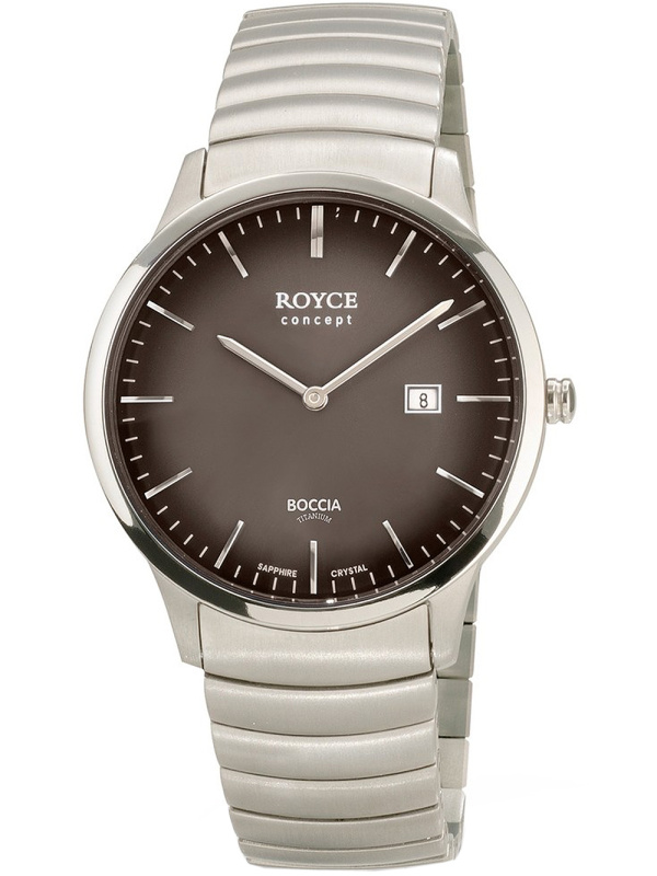 Boccia 3645-04 Men`s Watch Royce Titanium 40mm
