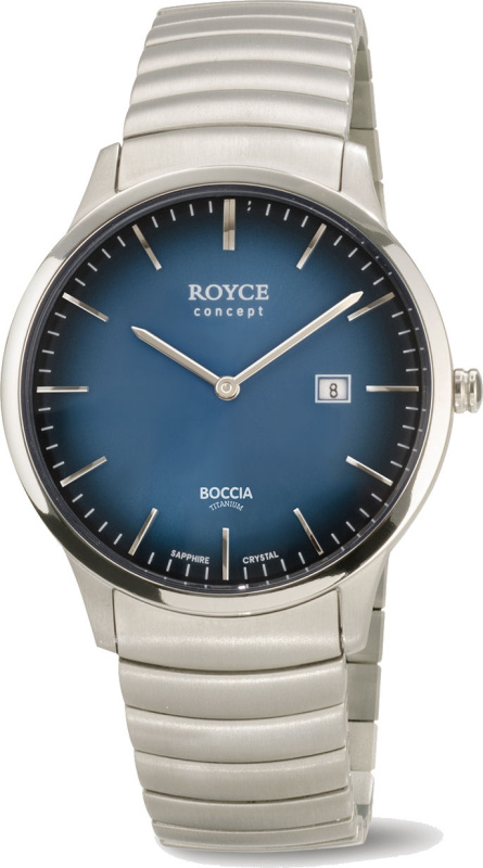 Boccia 3645-03 Men`s Watch Royce Titanium 40mm