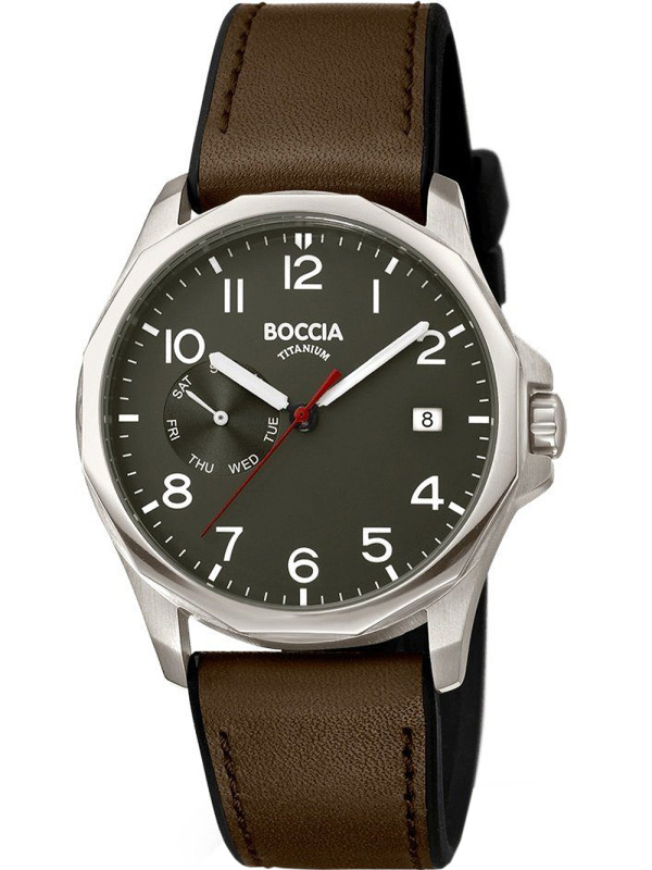 Boccia 3644-01 Mens Watch Titanium 40mm