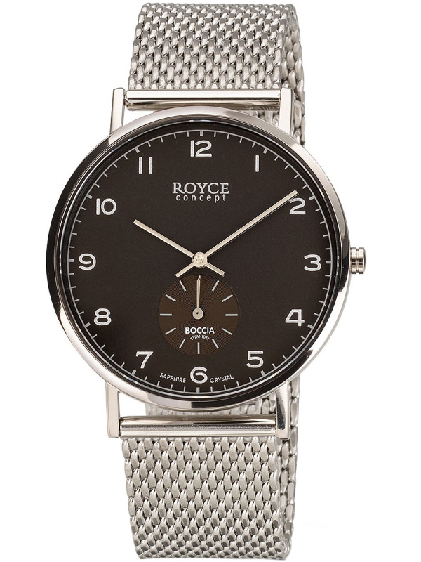 Boccia 3642-02 Men`s Watch Royce Titanium 39mm