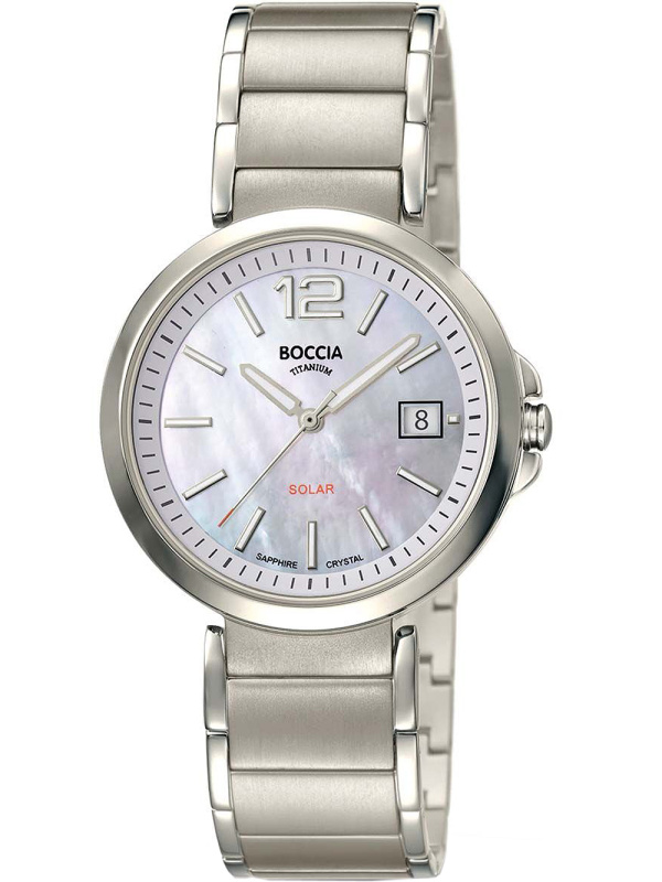 Boccia 3332-01 Ladies Watch Solar Titanium 35mm