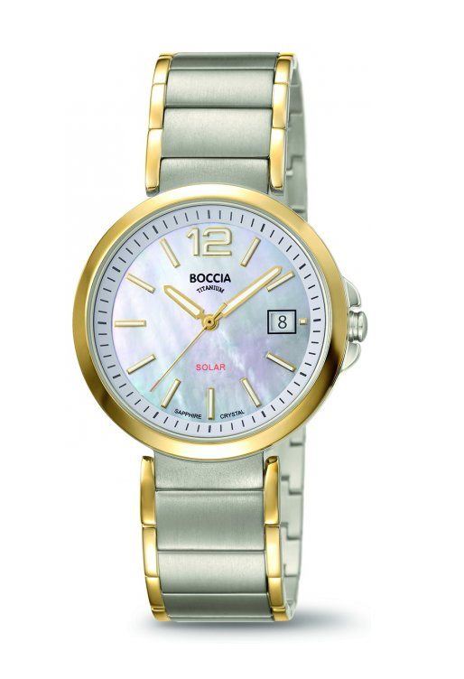 Boccia 3332-02 Ladies Watch Solar Titanium 35mm