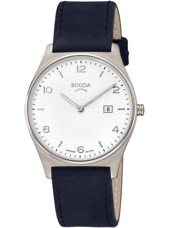 Boccia 3655-01 Men`s Watch Titanium 38mm